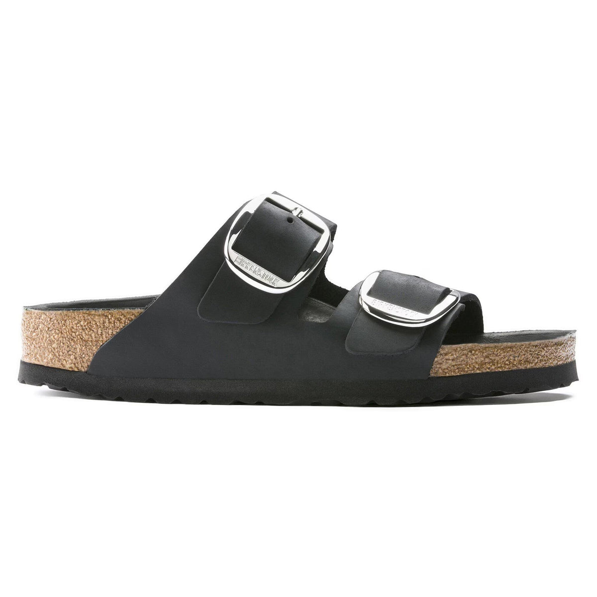 Sandali Arizona Big Buckle Birkenstock in pelle nera 1011075
