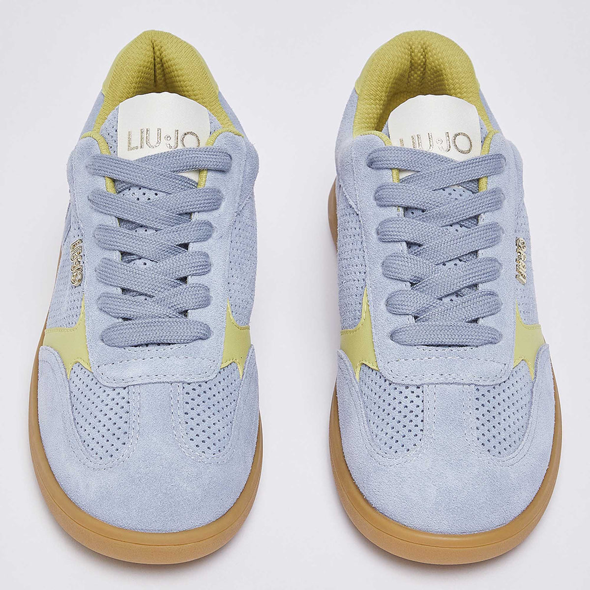 Sneakers LIU JO "Connor 01" BA6051 celeste/giallo