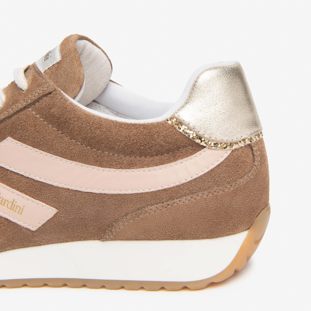 Sneakers NeroGiardini E615160D 442 Donna in Camoscio Marrone — foto 3