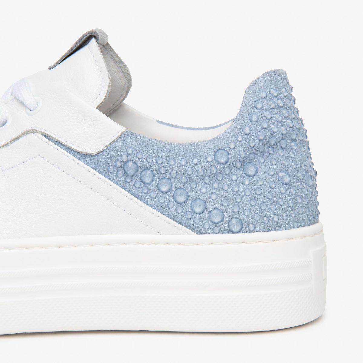 Sneakers NeroGiardini E615300D-707 Donna Pelle Bianca — foto 3