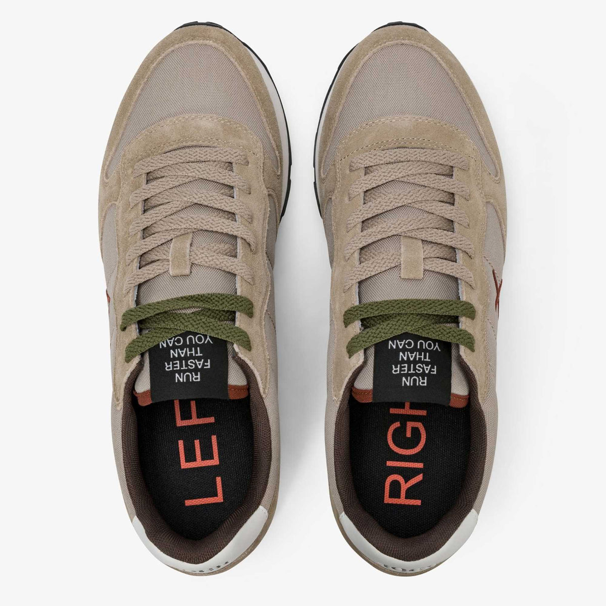 Sneakers SUN68 Tom Solid Nylon uomo beige e marrone Z46101_77 - immagine prodotto 4