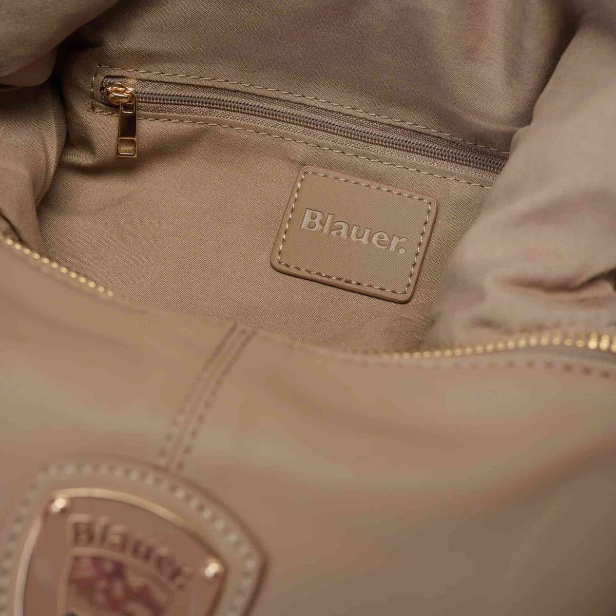 Borsa tote Blauer KUSA03 donna in nylon color Mud – fotografia 4