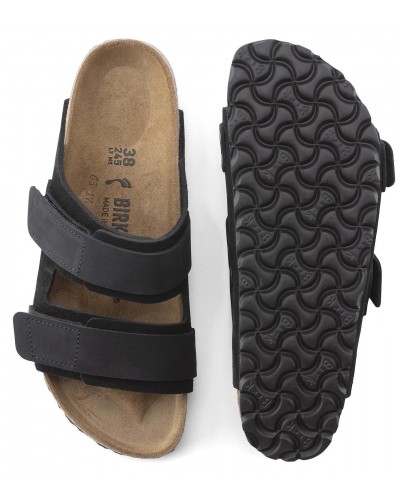 5 - Sandali Birkenstock UJI 1024832 in camoscio nero (39-45)