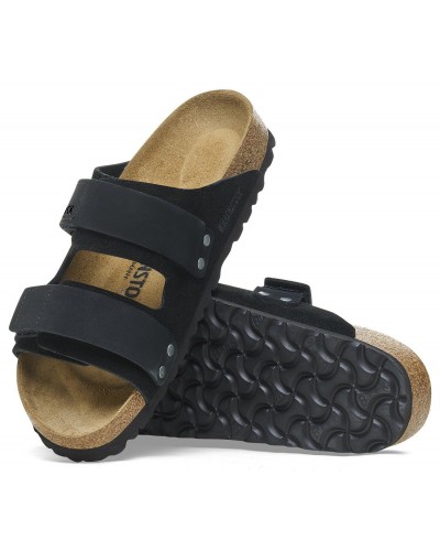 7 - Sandali Birkenstock UJI 1024832 in camoscio nero (39-45)