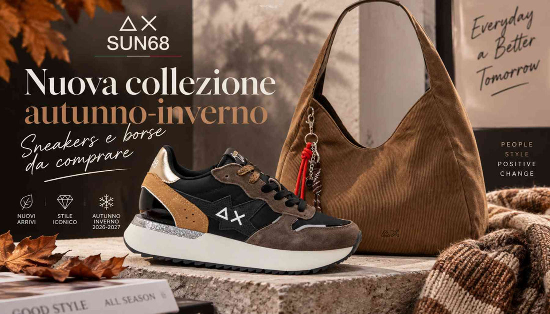 Nuova Collezione SUN68 Autunno Inverno 2026/27: Sneakers e Borse da Comprare