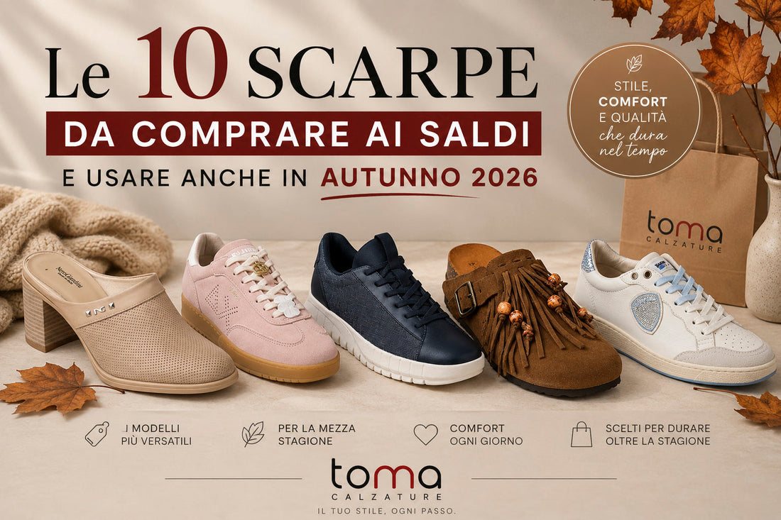 Le 10 scarpe da comprare ai saldi che userai anche in autunno 2026