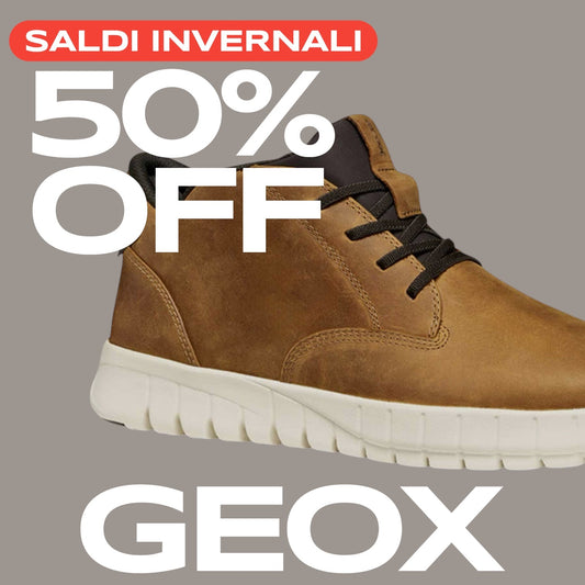 Saldi Geox Autunno-Inverno: scarpe, stivali e borse uomo e donna a prezzi speciali