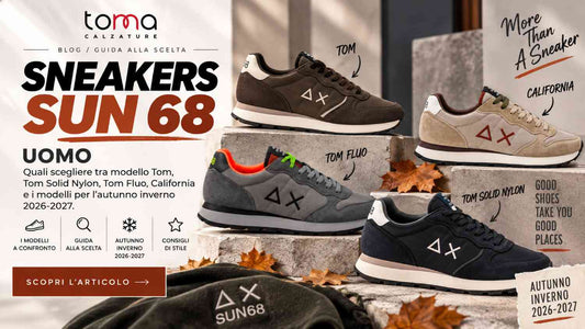 Sneakers SUN68 Uomo: quali scegliere? Tom, California e modelli Autunno Inverno 2026/27