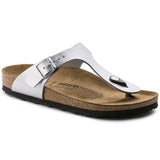 Sandali Birkenstock Gizeh Argento Infradito donna | Calzata Normale 043851