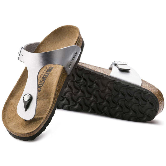 Infradito Birkenstock Gizeh 0043851 sandali argento