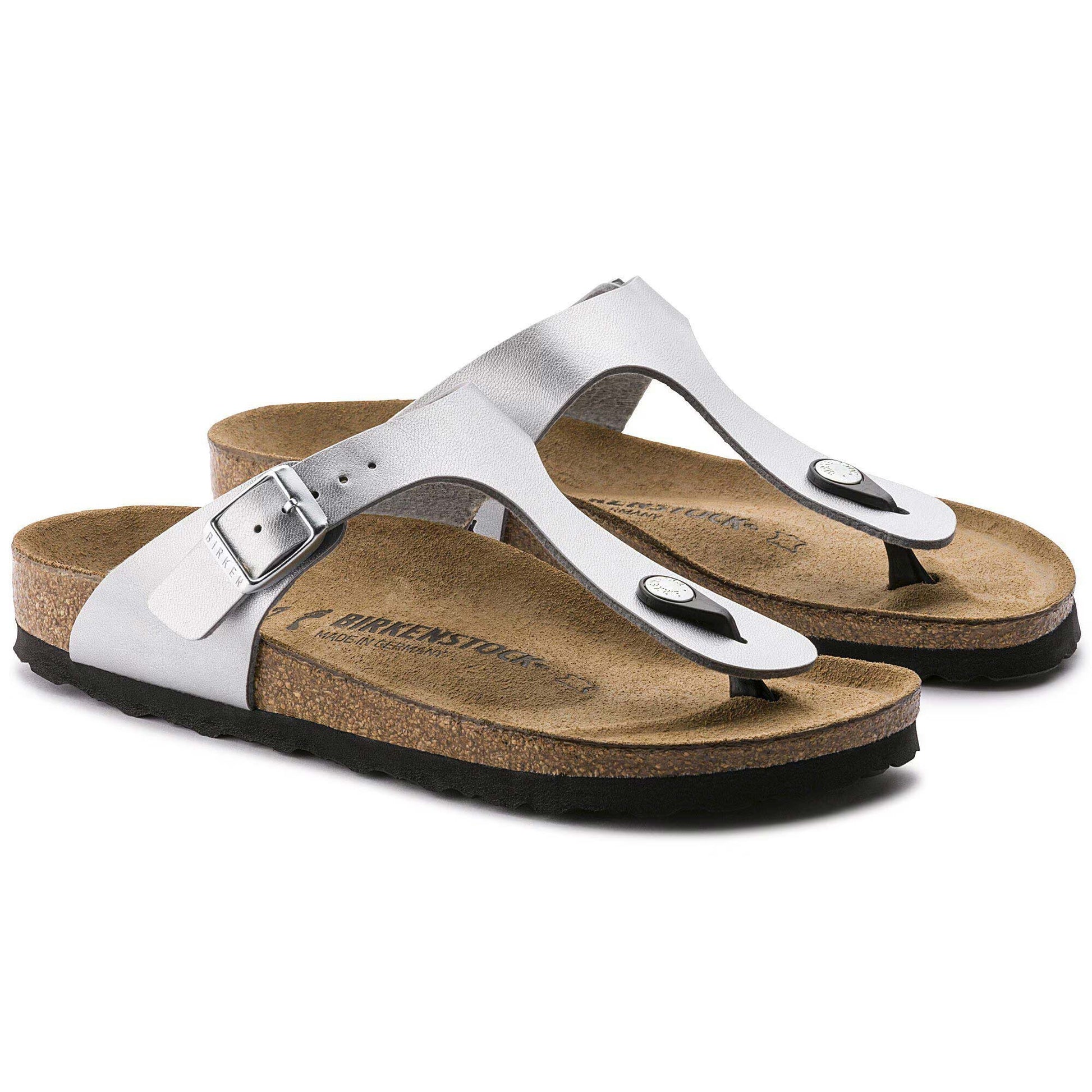 Infradito Birkenstock Gizeh 0043851 sandali argento