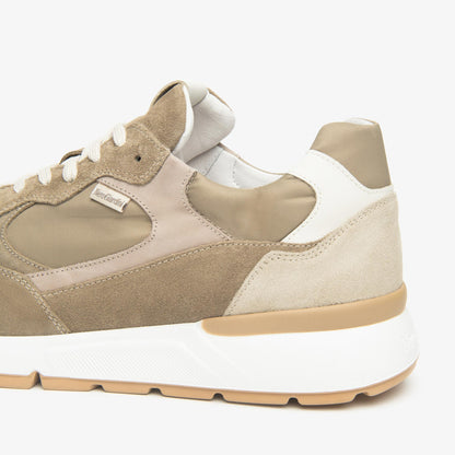 Sneakers NeroGiardini Running Uomo E601100-501 Beige | Comode Made in Italy