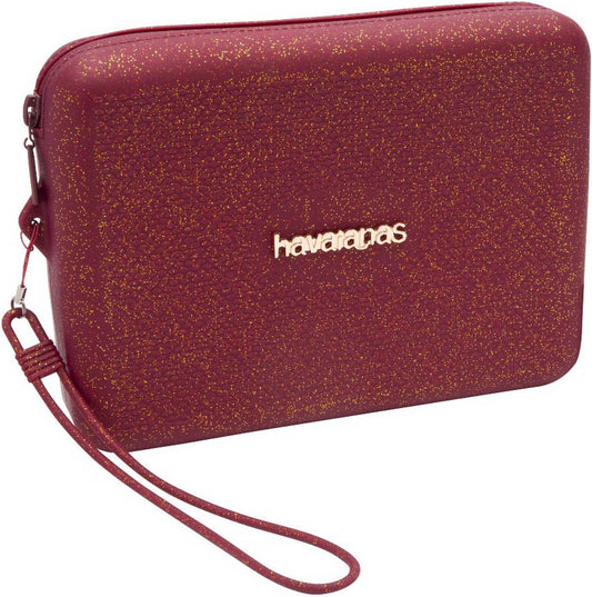 Borsa donna Beach Necessarie Glitter Havaianas glitterato amaranto