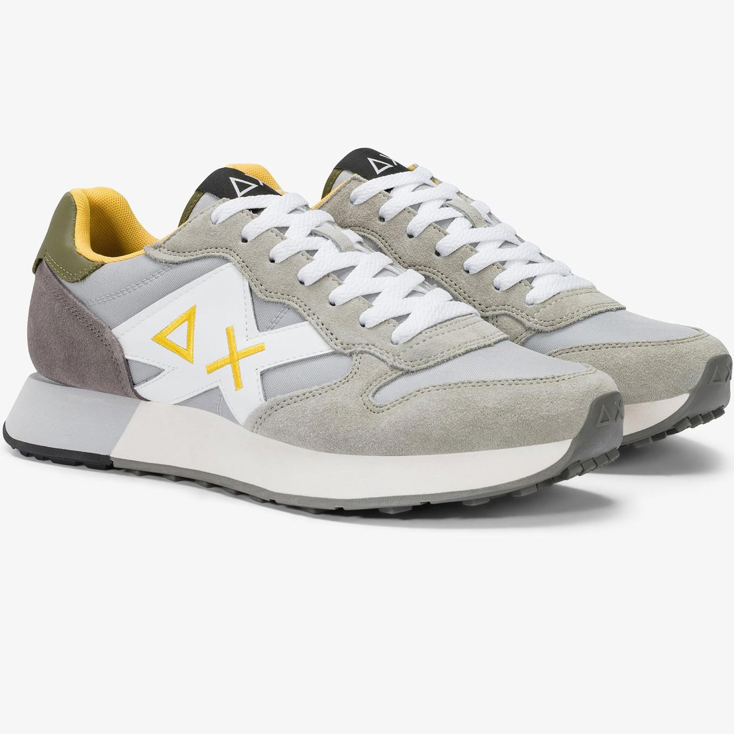 Sneakers uomo SUN68 Jaki Solid Z36115-06 Grigio | Comoda e Accattivante