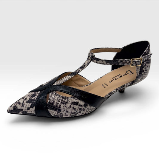 Decolletes Divine Follie 52-P3060P; stampa pitone Donna | Elegante e Comode