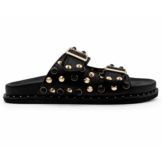 Sandali Ermans 4040 ciabatte donna nero