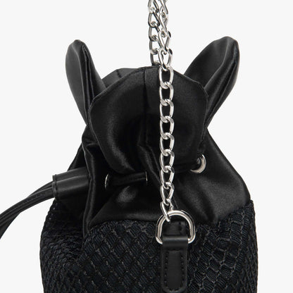 Borsa a secchiello NeroGiardini E644124DE-100 donna