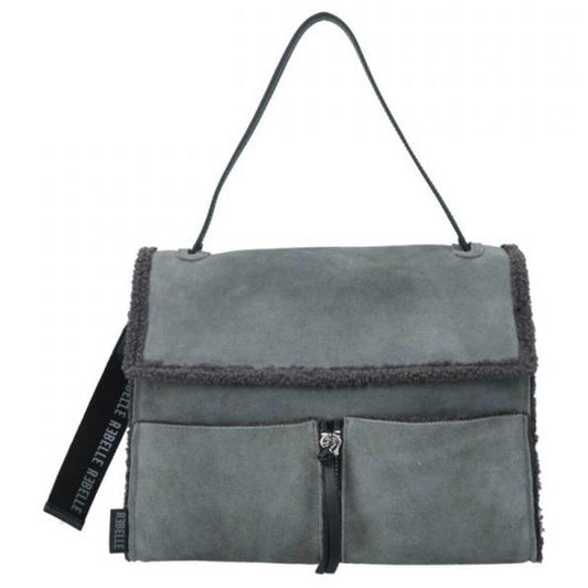 Borsa a cartella  REBELLE CLIO HYPER borsa donna in pelle grigio