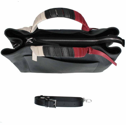 Borsa a cartella  REBELLE VIDALIA BIG  pelle  nera