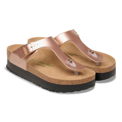 Sandali Gizeh Donna Pap Platform Papillio by Birkenstock Rame | Calzata Normale 1031235