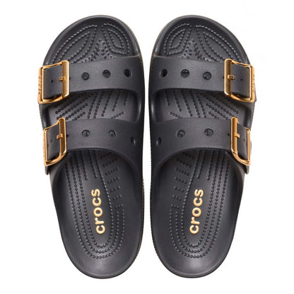 Sandali Croc Saturday Metallic Buckle 213316 ciabatte Crocs nero