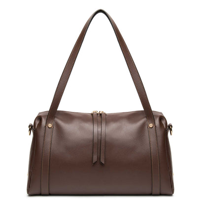 Bauletto in pelle NeroGiardini I644350D-742 donna Marrone