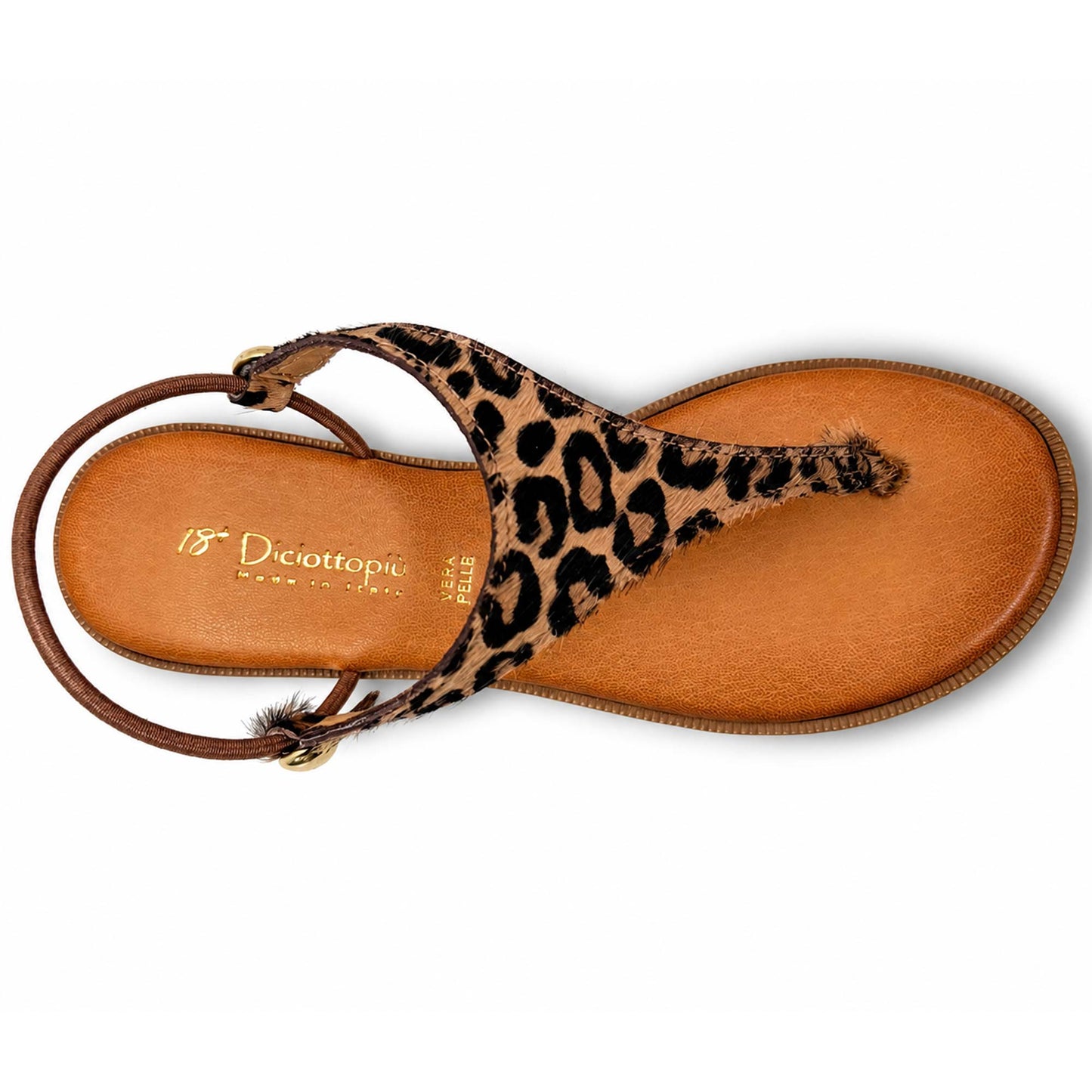 Sandali 18+ Infradito 9074 in cavallino  animalier