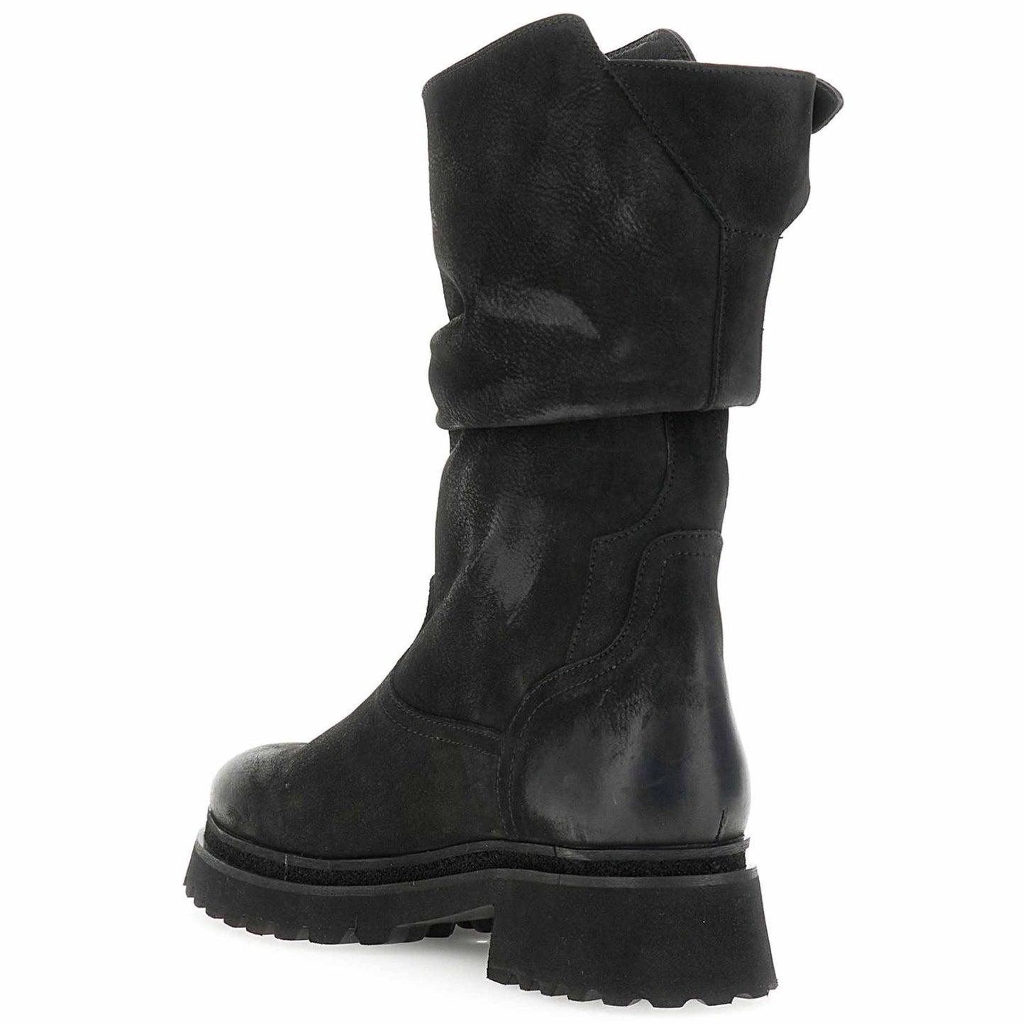 Stivali CafèNoir FD7007 in nubuck nero