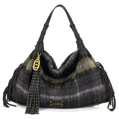 Borsa shopping KeralaLa Carrie 162M-TX-471 donna Nera
