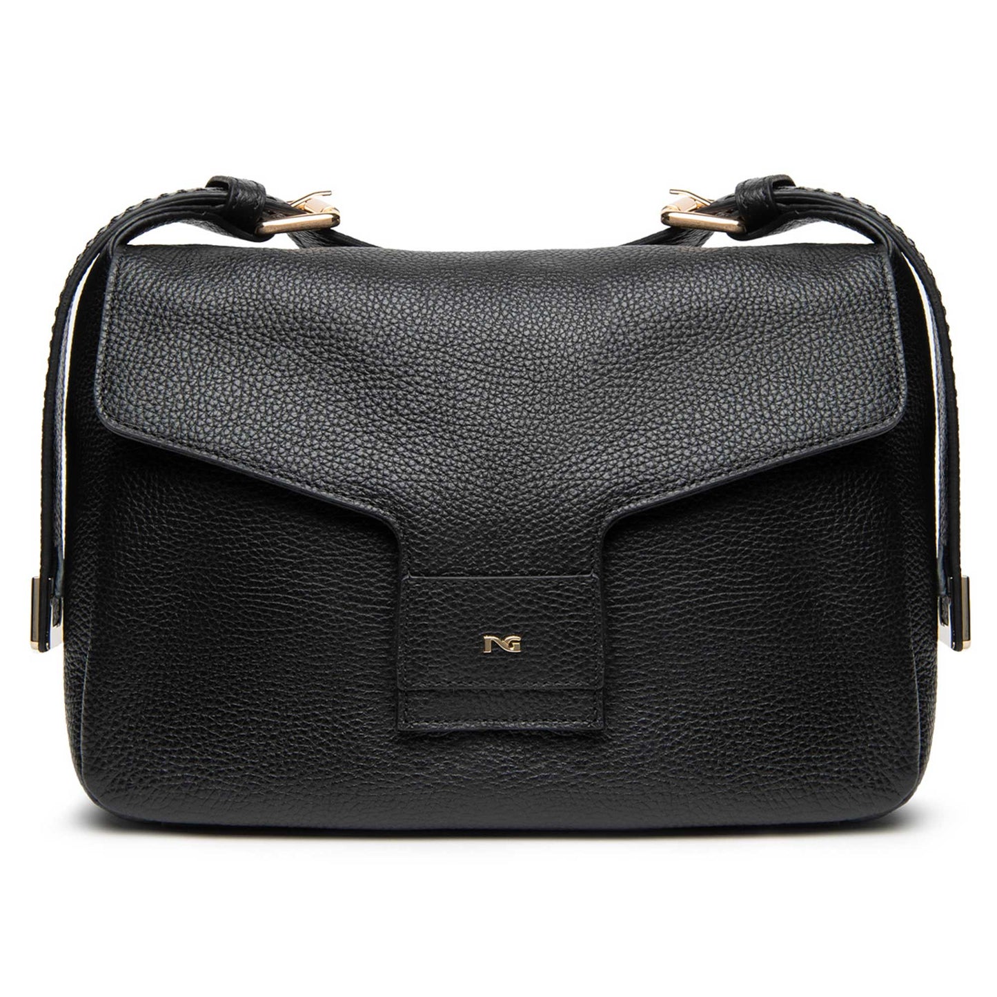 Borsa a spalla in pelle NeroGiardini I644325D-100 donna