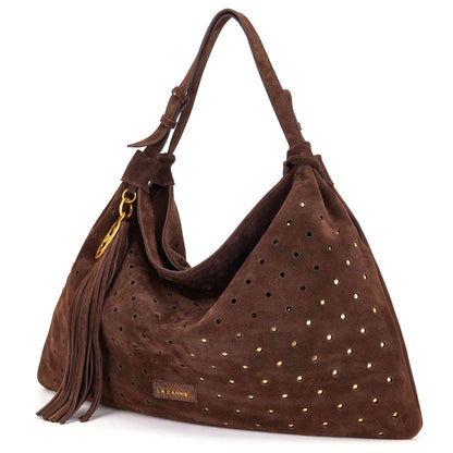 Borsa shopping Metropolis La Carrie 162P-TX-476 donna Marrone