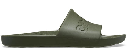 Sandali Croc slide 210088 ciabatte slide Crocs verde militare