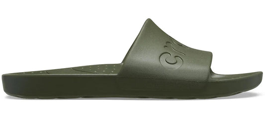 Sandali Croc slide 210088 ciabatte slide Crocs verde militare