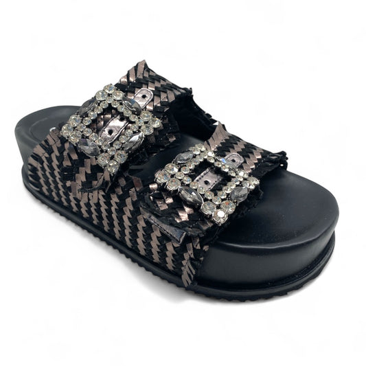 Sandali Ermans art.4000 platform nero