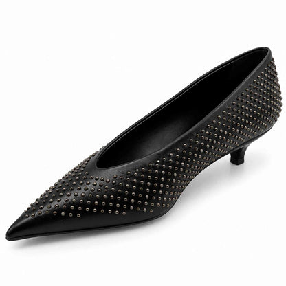 Decolte borchiato Divine Follie 7376 nero