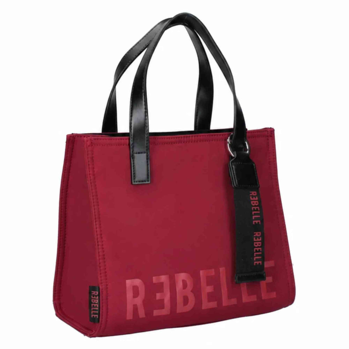 Borsa Rebelle Poppy Nylon rosso Oxblood dettaglio