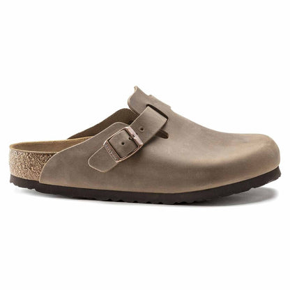 Sabot Boston Birkenstock 960813 in pelle oliata tabacco (35-46)