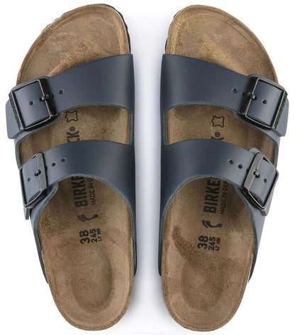 Sandali Arizona Birkenstock 051153 gin pelle blu (39-45)