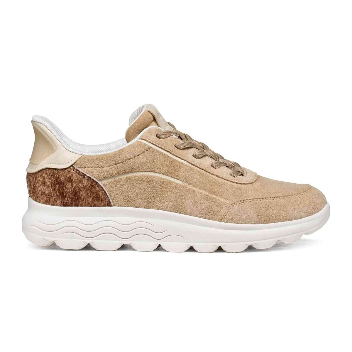 Sneakers GEOX "Spherica Plus" D657MA in Camoscio Beige