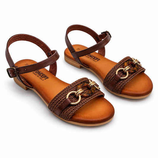 Sandalo Concept 17112 donna marrone
