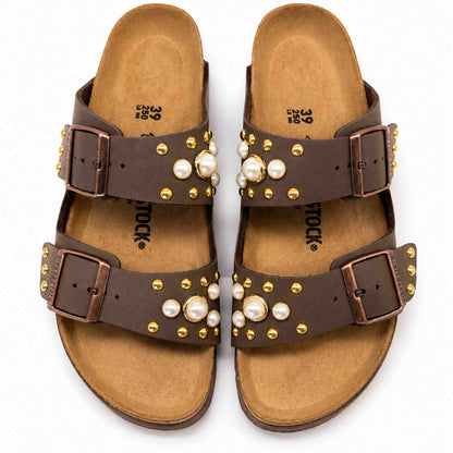 Birkenstock Arizona Personalizzate modello Perla | Custom Shoes