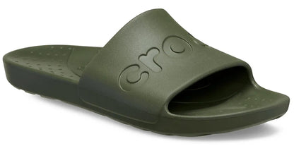 Sandali Croc slide 210088 ciabatte slide Crocs verde militare