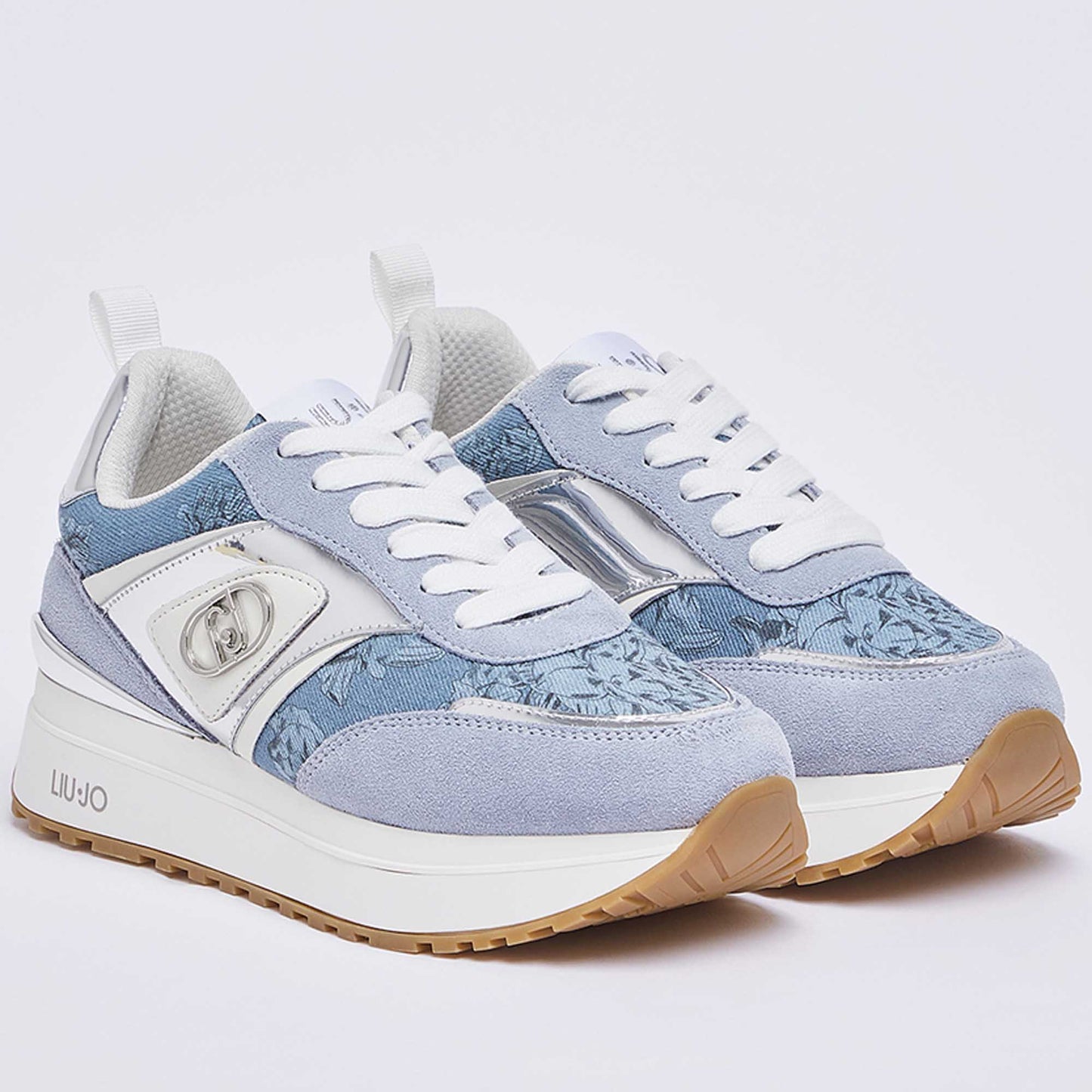 Sneakers LIU JO "Maxi Wonder 97" BA6007 azzurro/denim
