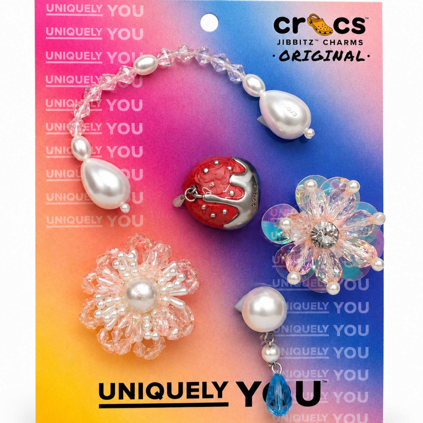 Jibbitz™ Charms per Sabot Unisex cutesy strawberry 5pz