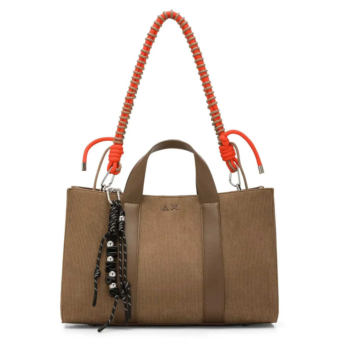 Midi bag velvet corduroy SUN68 Y46222_77 beige scuro
