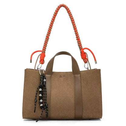 Midi bag velvet corduroy SUN68 Y46222_77 beige scuro