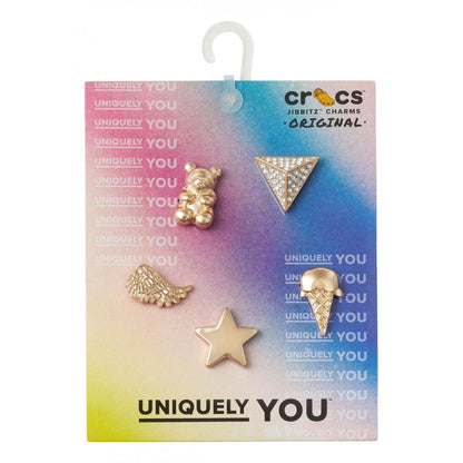Jibbitz™ Charms per Sabot Unisex gold icons 5pz