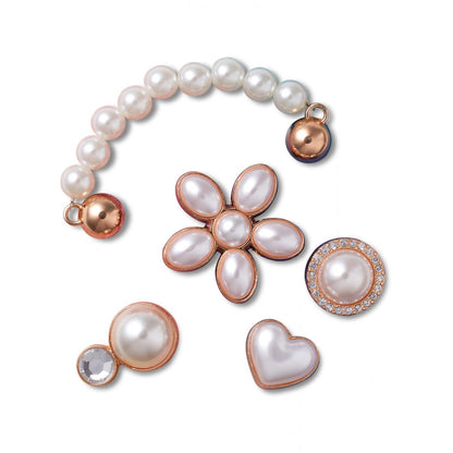 Jibbitz™ Charms per Sabot Unisex dainty pearl jewerly 5pz