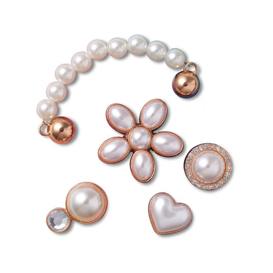 Jibbitz™ Charms per Sabot Unisex dainty pearl jewerly 5pz