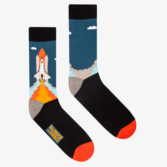 Calze Space Socks BF1012 "Cape Canaveral" Socks Burger and Fries
